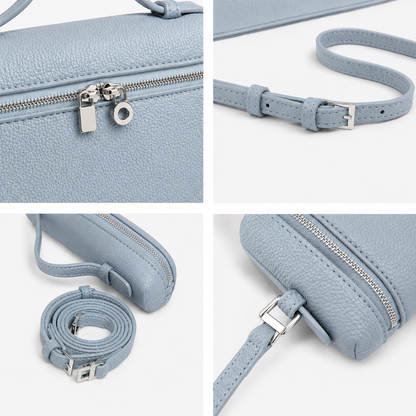 Claspette - Mini Box-Shaped Crossbody Handbag  Daily Errands Carry