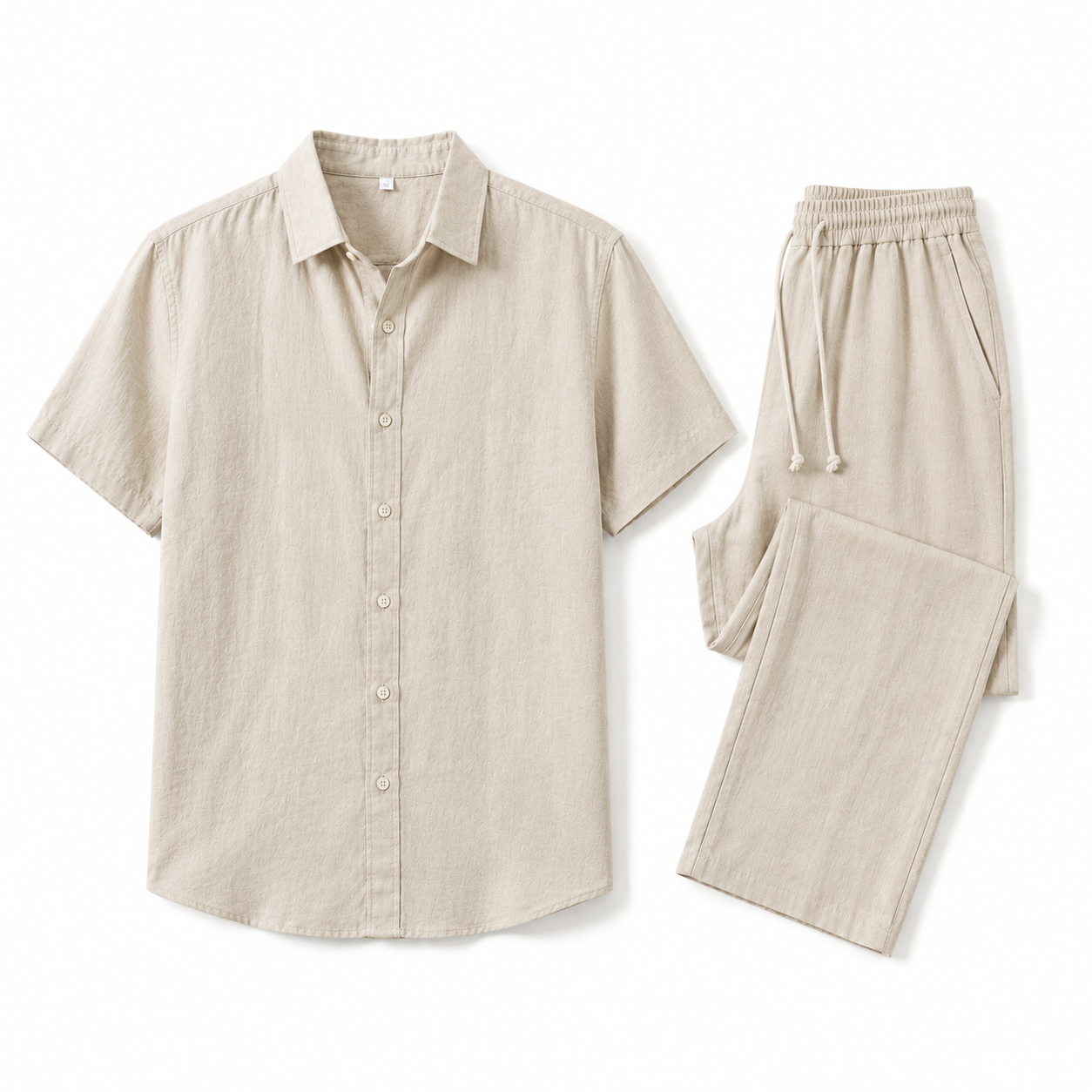 Men's Linen Summer 2-Piece Set | Men's Co-Ord | Breathable Outfit | Steven & Levon