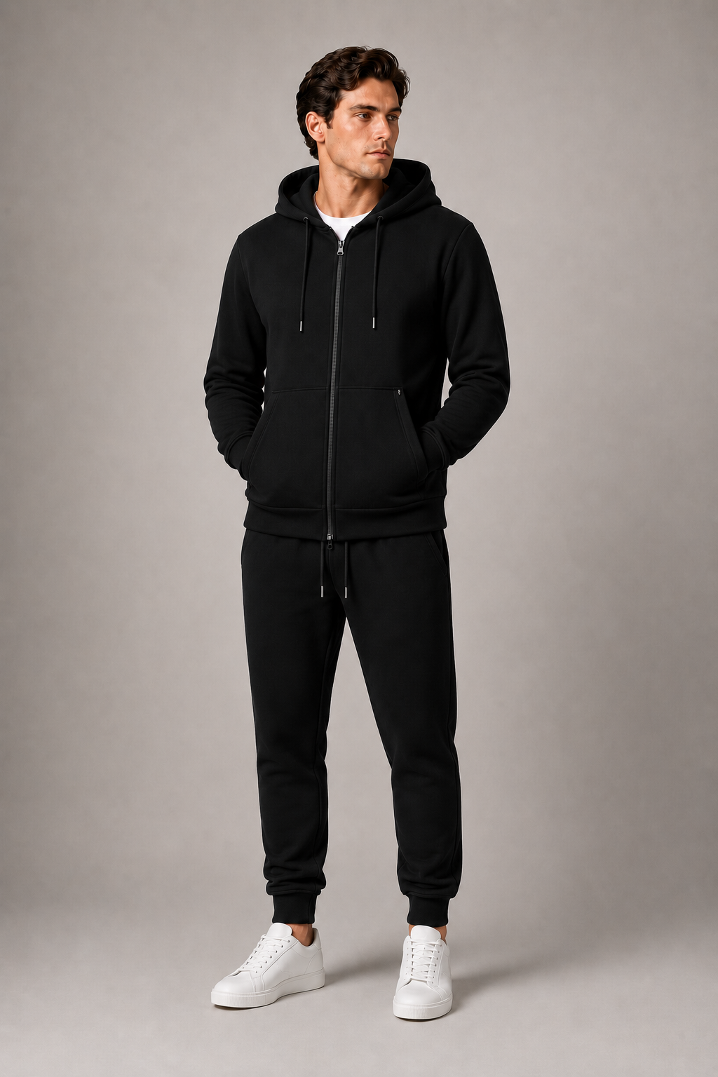 Men’s Tracksuit Set | Breathable Hoodie & Long Sleeve Jogger | Casual Sportswear | Lightweight Activewear | Steven & Levon