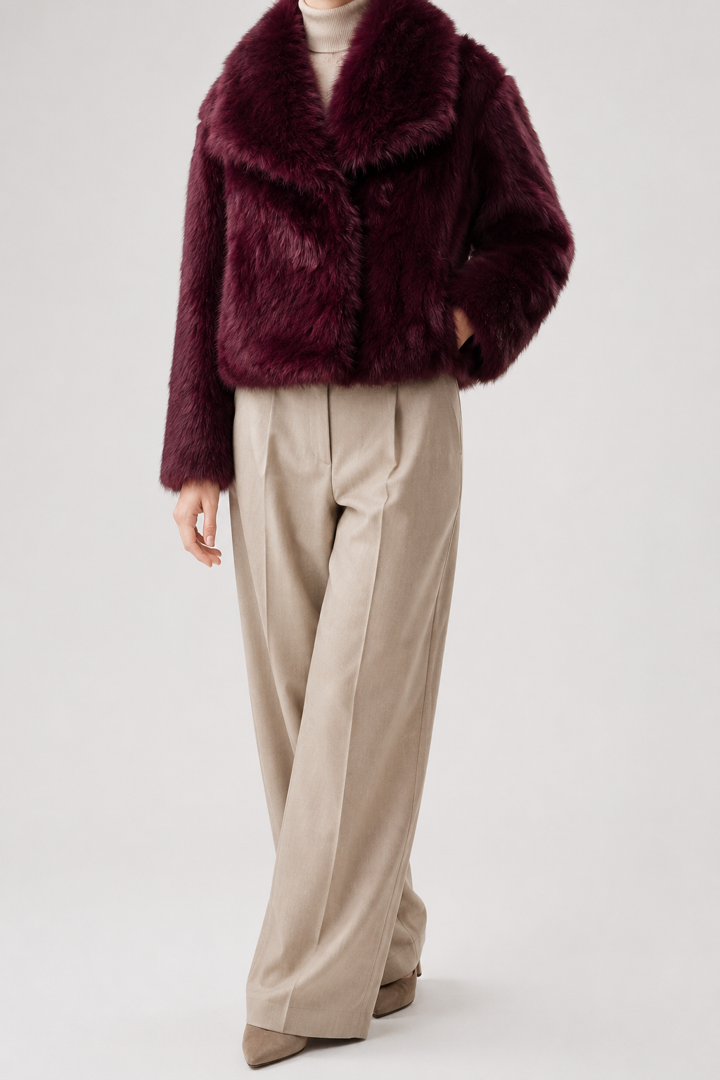 Women's Warm Winter Coat | Women | Soft Fabric Blend | Elegant Longline Coat for Casual & Evening Wear | Steven & Levon