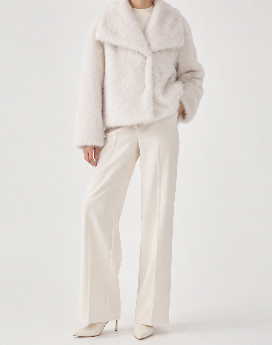 Women's Warm Winter Coat | Women | Soft Fabric Blend | Elegant Longline Coat for Casual & Evening Wear | Steven & Levon