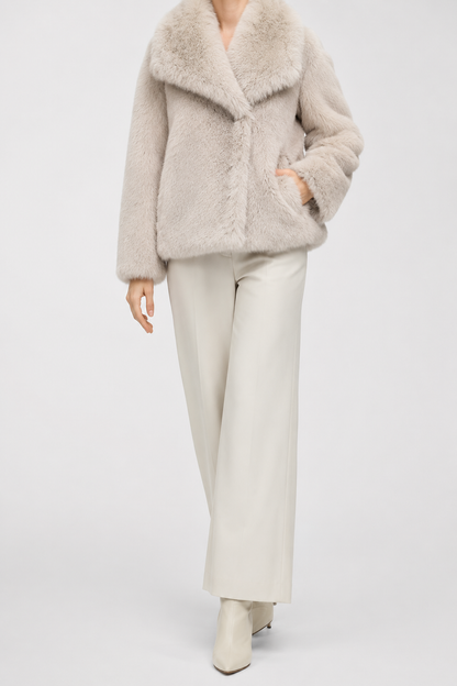 Women's Warm Winter Coat | Women | Soft Fabric Blend | Elegant Longline Coat for Casual & Evening Wear | Steven & Levon