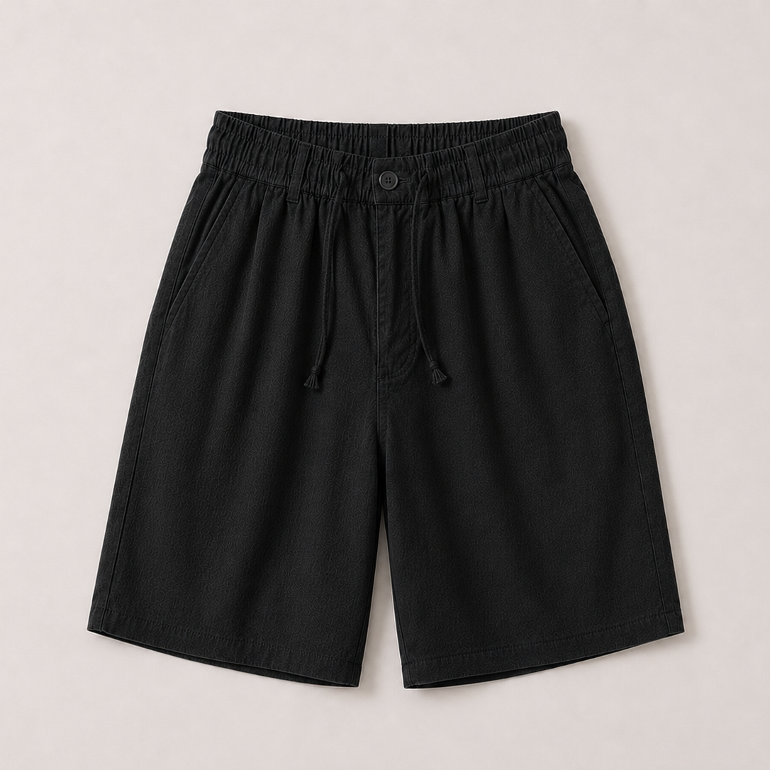 Men's Linen Drawstring Shorts | Elastic Waist|  Casual Summer Shorts | Steven & Levon