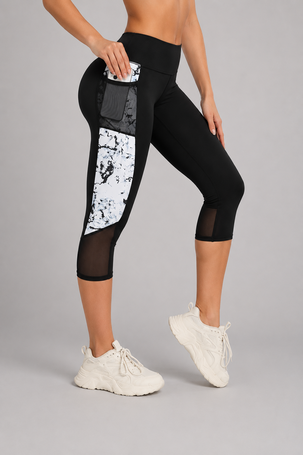 Mira Capri Leggings | High-Waisted | Butt Lifting | With Pockets for Women | Steven & Levon
