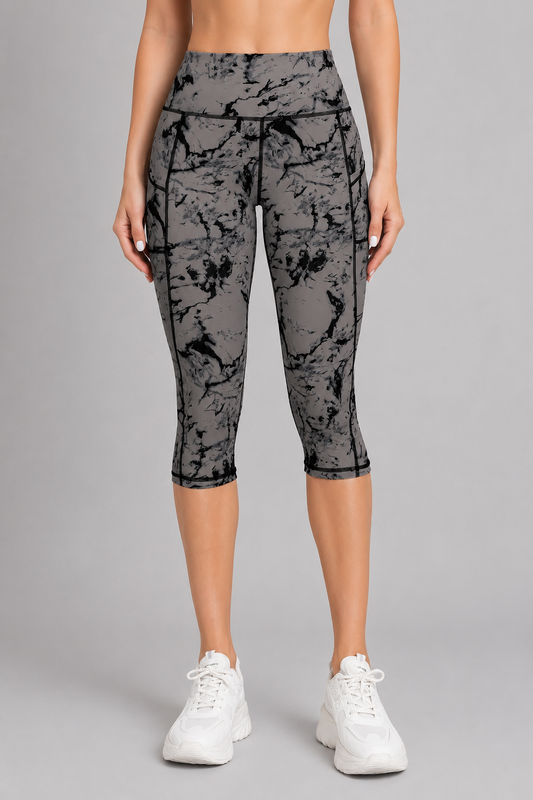 Cora Capri Leggings | High Waisted | Soft with Pockets | Gym & Yoga | Steven & Levon