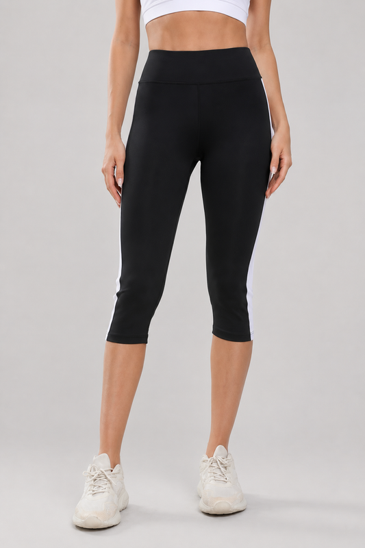 High Waist Capri Leggings | Women | Tummy Control | Soft Fabric | Steven & Levon