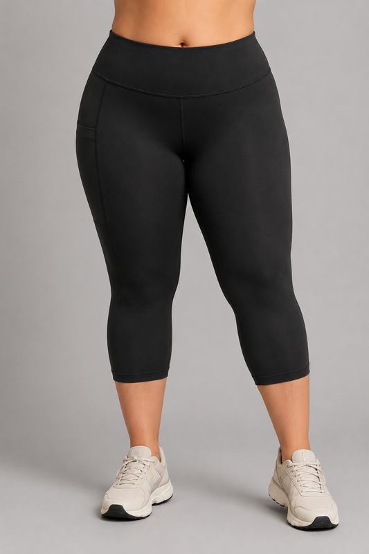 Cora Plus Size Capri Pants | High Waist | Tummy Control | Steven & Levon