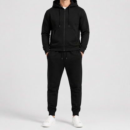 Men’s Tracksuit Set | Breathable Hoodie & Long Sleeve Jogger | Casual Sportswear | Lightweight Activewear | Steven & Levon
