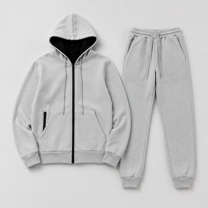 Men’s Tracksuit Set | Breathable Hoodie & Long Sleeve Jogger | Casual Sportswear | Lightweight Activewear | Steven & Levon