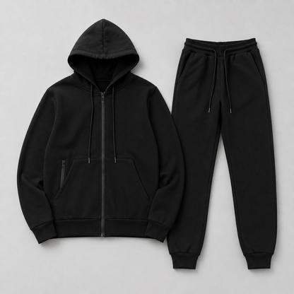 Men’s Tracksuit Set | Breathable Hoodie & Long Sleeve Jogger | Casual Sportswear | Lightweight Activewear | Steven & Levon