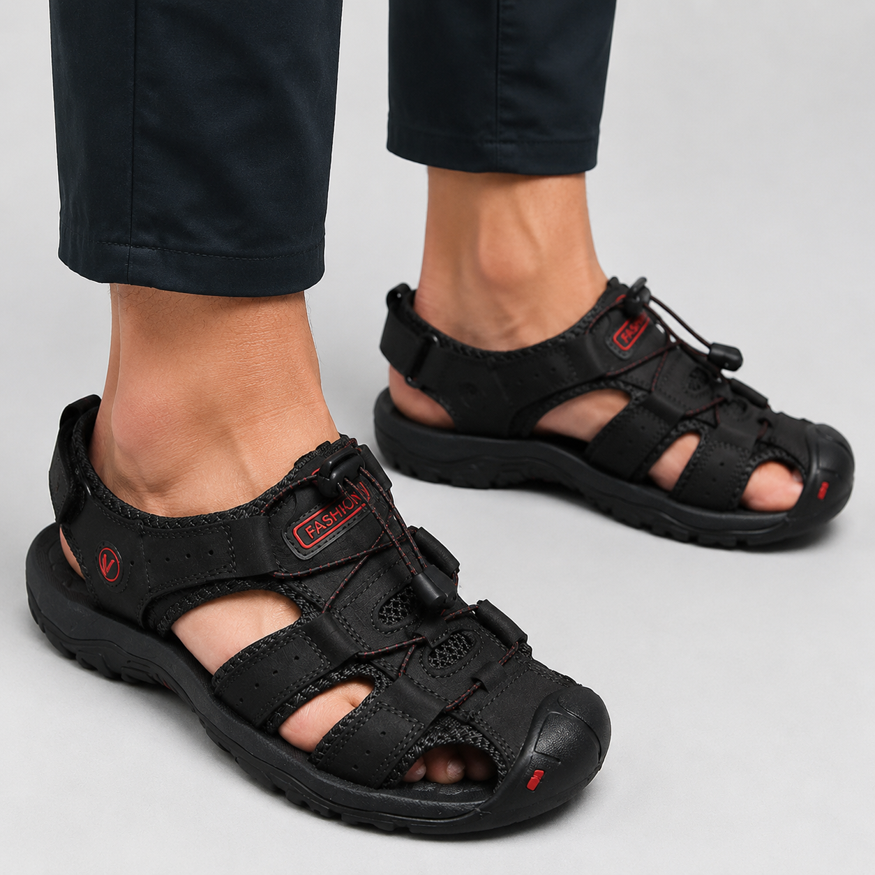 Men’s Fisherman Sandals | Breathable Casual Comfort | Steven & Levon