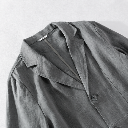 Men's Casual Linen Jacket | Men | Lightweight Linen Blend | Smart Casual | Steven & Levon