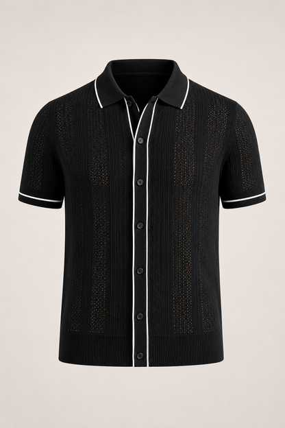 Men’s Short Sleeve Polo Shirt | Lightweight Comfortable Fit | Casual Summer Top | Breathable Fabric | Steven & Levon
