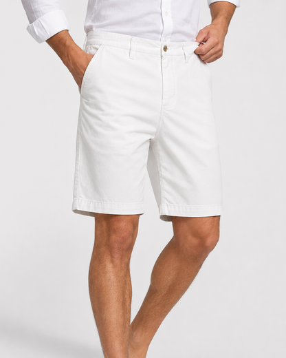 Men's Tailored Stretch Smart Casual Shorts | Lightweight Flexible Fit | Summer Chino Shorts | Steven & Levon