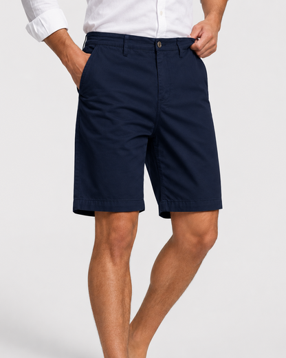 Men's Tailored Stretch Smart Casual Shorts | Lightweight Flexible Fit | Summer Chino Shorts | Steven & Levon