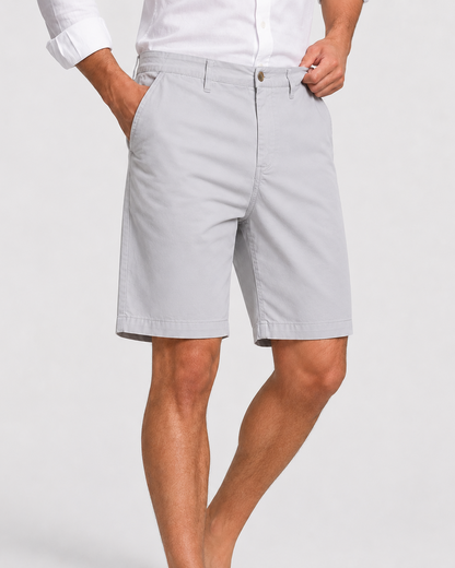 Men's Tailored Stretch Smart Casual Shorts | Lightweight Flexible Fit | Summer Chino Shorts | Steven & Levon