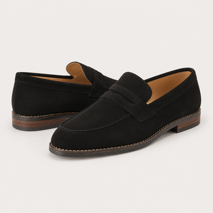 Mens Comfort Penny Loafers | Classic Slip-On Shoes | Steven & Levon
