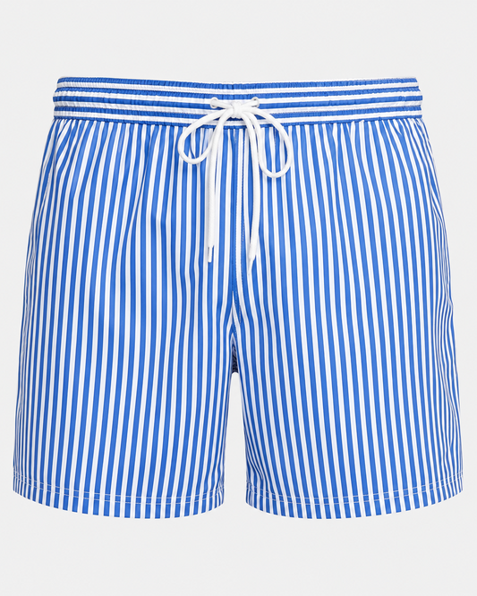 Striped Quick Dry Swim Shorts | Men | Lightweight Beachwear | Fast Dry Comfort | Steven & Levon