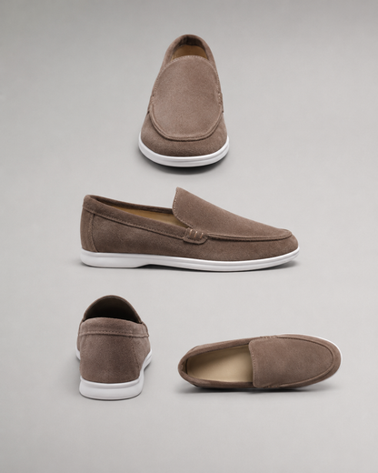 Classic Suede Loafers | Men | Soft Suede | Comfortable Slip-On | Steven & Levon