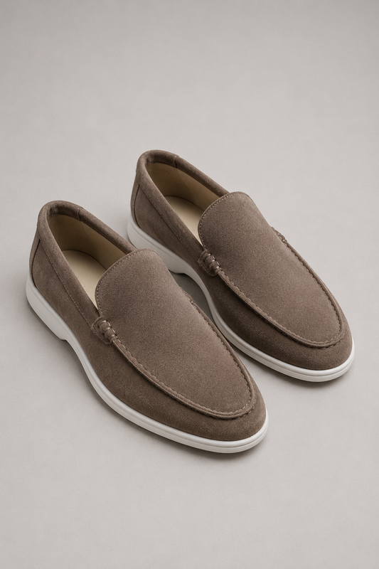 Classic Suede Loafers | Men | Soft Suede | Comfortable Slip-On | Steven & Levon