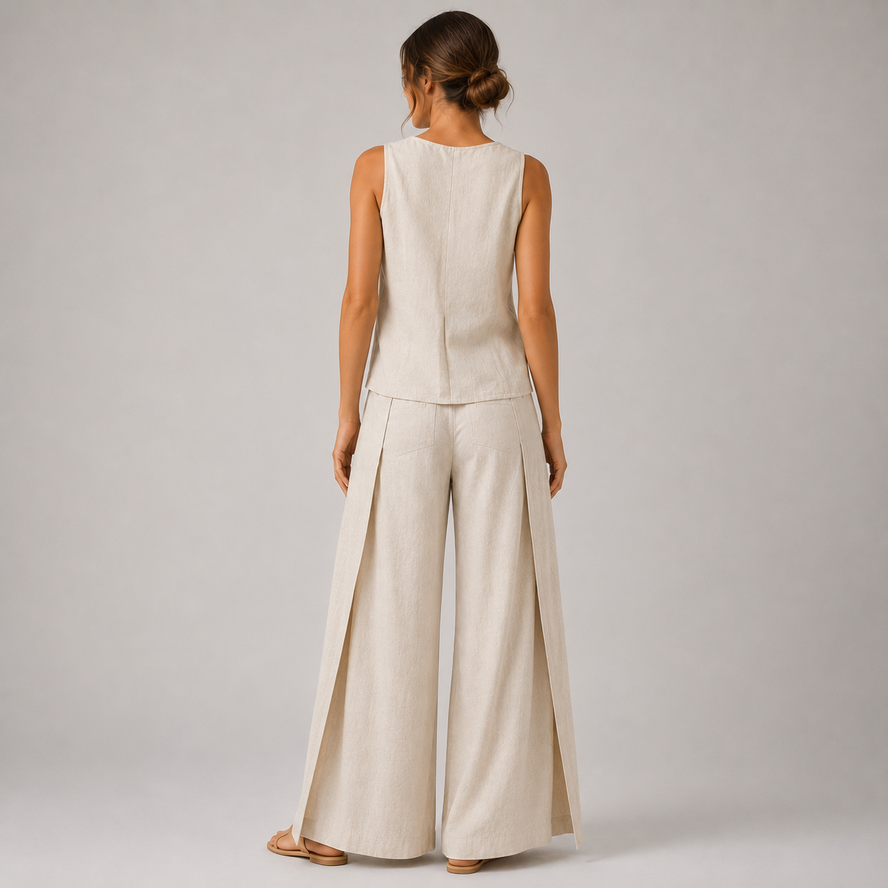 Adele Relaxed Two-Piece Set | Women’s Co-Ord Loungewear | Soft Blend Fabric | Loose Fit Trousers Set | Steven & Levon