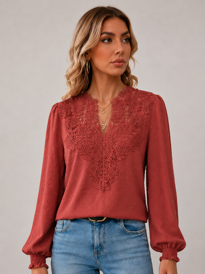 Lightweight Relaxed Blouse | Blouse Top | Women | Relaxed Fit Everyday Wear | Steven & Levon