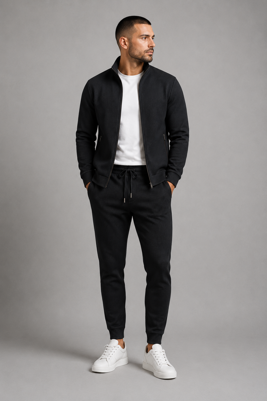 Men’s Premium Training Set | Men | Soft Performance Fabric | Luxe Comfort Sportswear Co-Ord | Athletic Fit | Steven & Levon