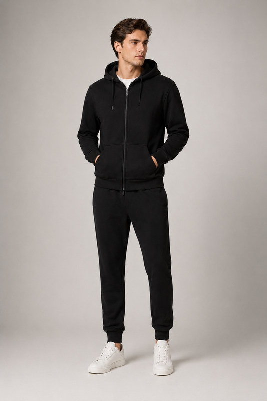 Men’s Tracksuit Set | Breathable Hoodie & Long Sleeve Jogger | Casual Sportswear | Lightweight Activewear | Steven & Levon