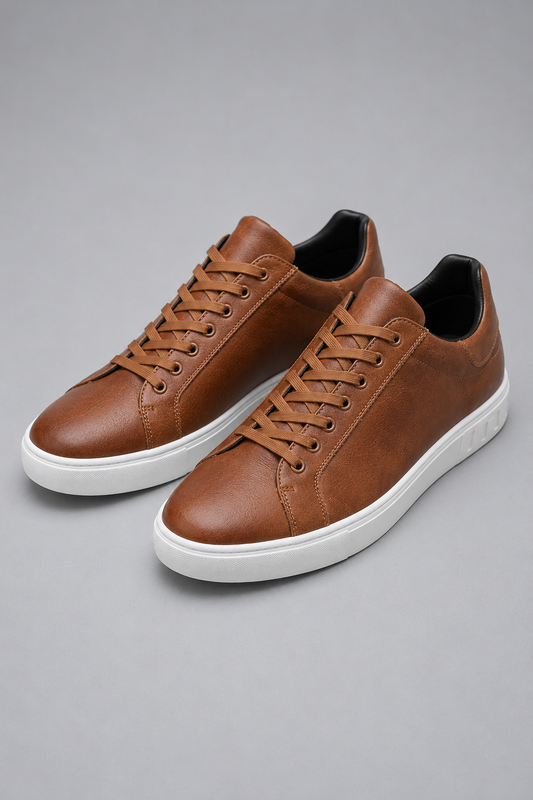 Mens Comfortable Lace-Up Shoes | Lightweight Casual Sneakers | Steven & Levon