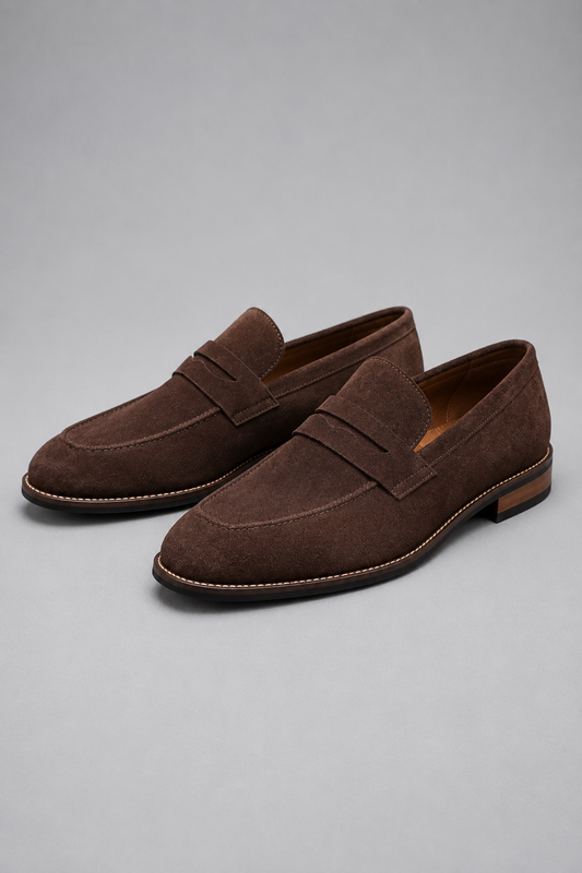 Mens Comfort Penny Loafers | Classic Slip-On Shoes | Steven & Levon