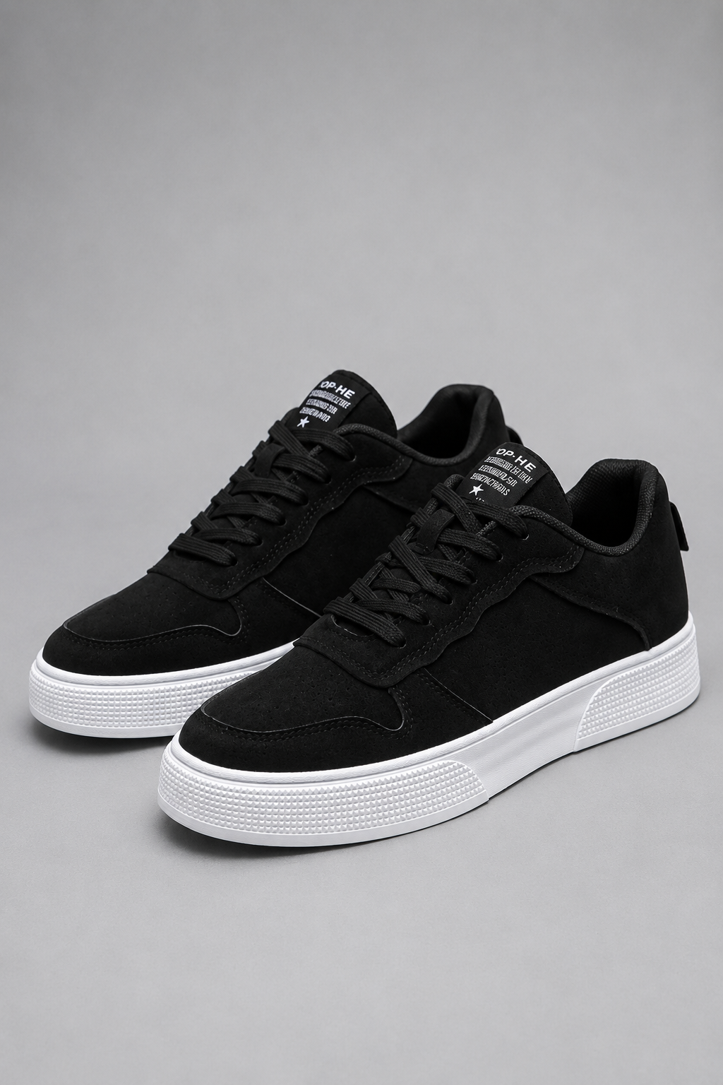 Mens Suede Low Top Sneakers | Casual Lace-Up Shoes  | Comfortable Everyday Wear | Steven & Levon