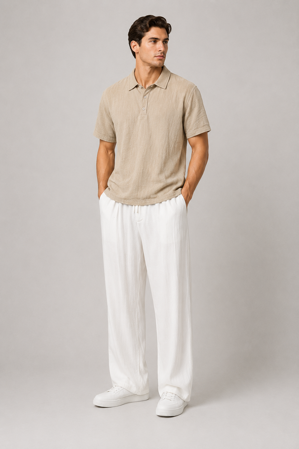 Men's Lightweight Summer Two Piece Set | Men | Breathable Casual Co-Ord Outfit | Relaxed Fit | Steven & Levon