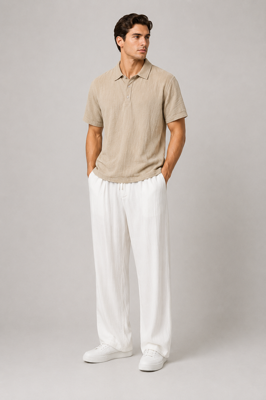 Men's Lightweight Summer Two Piece Set | Men | Breathable Casual Co-Ord Outfit | Relaxed Fit | Steven & Levon