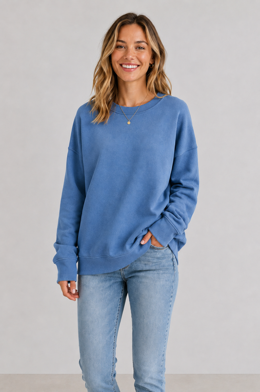 Women’s Casual Long Sleeve Sweater | Knit Pullover | Blended Fabric | Steven & Levon