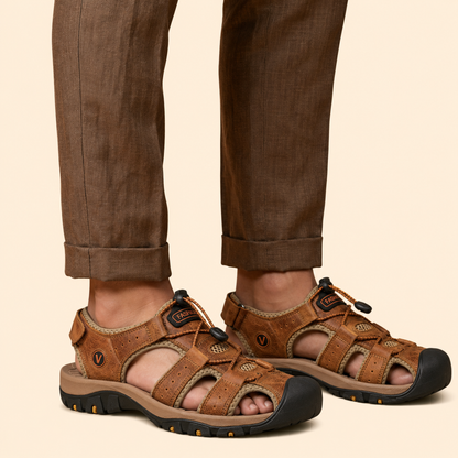 Men’s Lightweight Outdoor Sandals | Men | Anti-Slip Comfort Sole | Steven & Levon