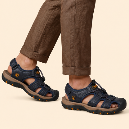 Men’s Lightweight Outdoor Sandals | Men | Anti-Slip Comfort Sole | Steven & Levon