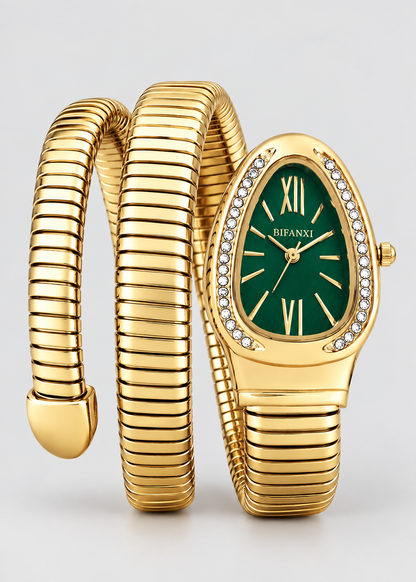 Women's Snake Watch | Quartz Bracelet Watch | Elegant | Steven & Levon