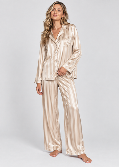 Emilia Women's Silky Pyjama Set | Soft Sleepwear | Steven & Levon
