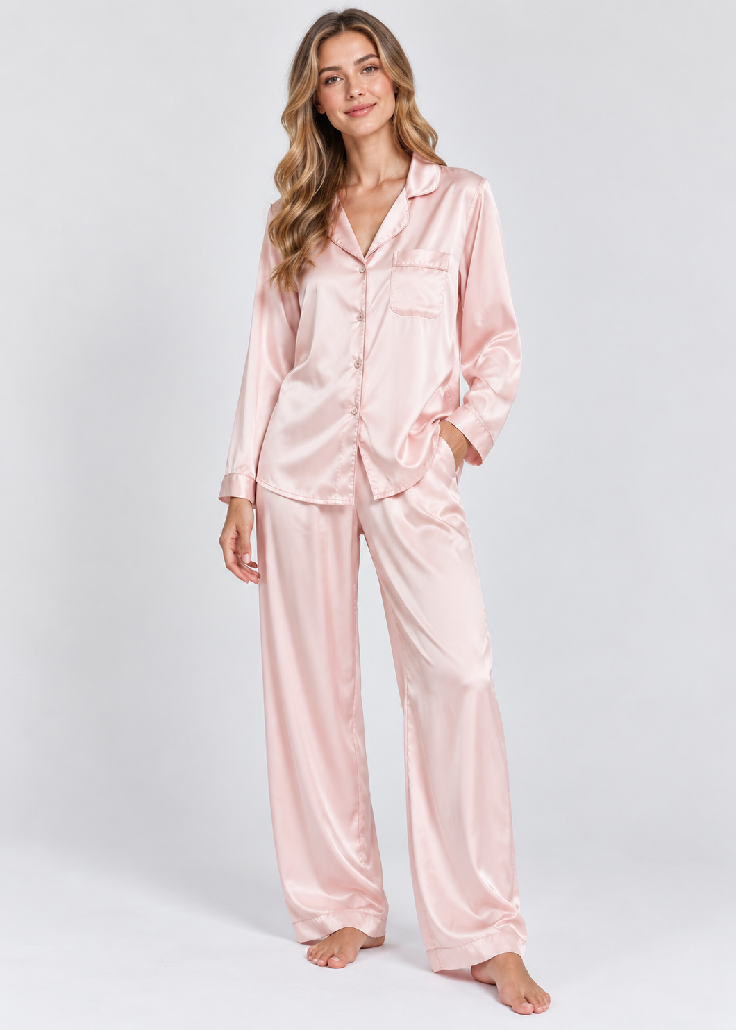 Stephanie Women's Pyjama Set | Long Sleeve Button-Up | Steven & Levon