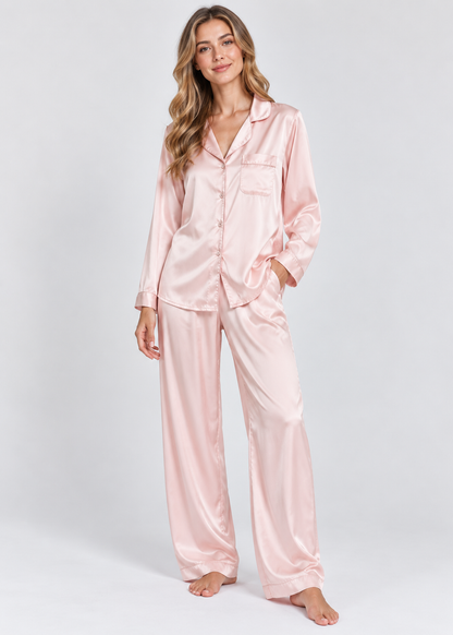 Stephanie Women's Pyjama Set | Long Sleeve Button-Up | Steven & Levon