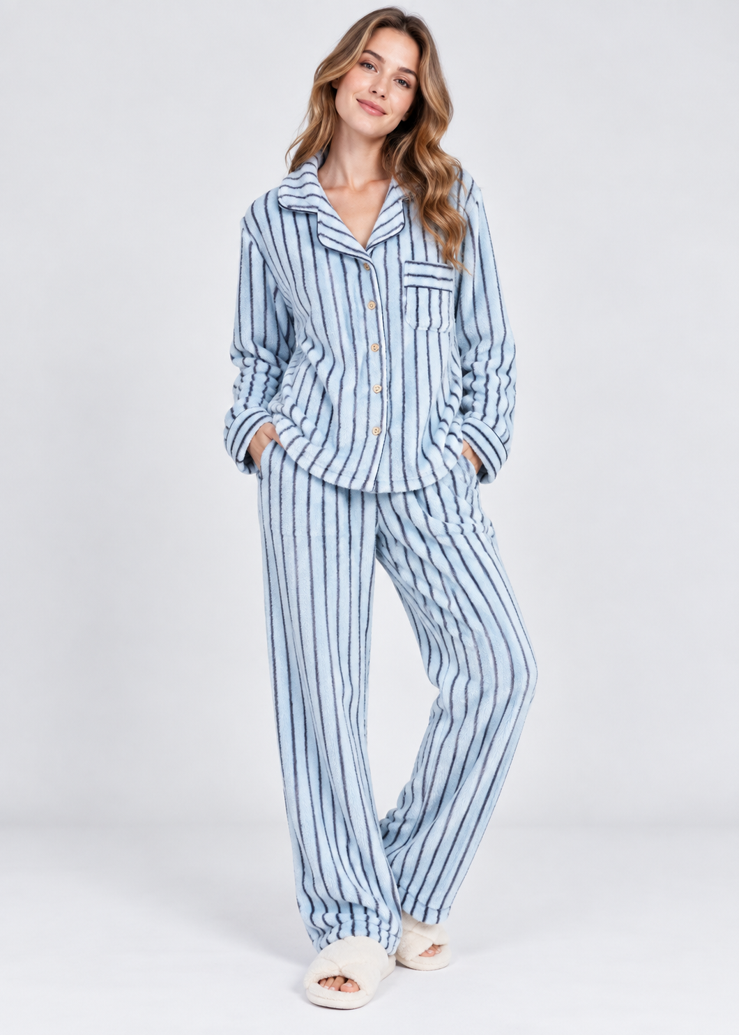 Winter Pyjama Set | Women | Soft Flannel | 2-Piece Warm Loungewear | Steven & Levon