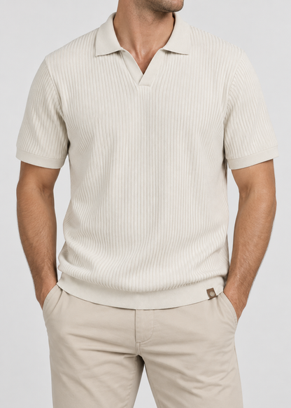 Men’s Polo Shirt | Short Sleeve Casual | Smart Casual Top | Steven & Levon