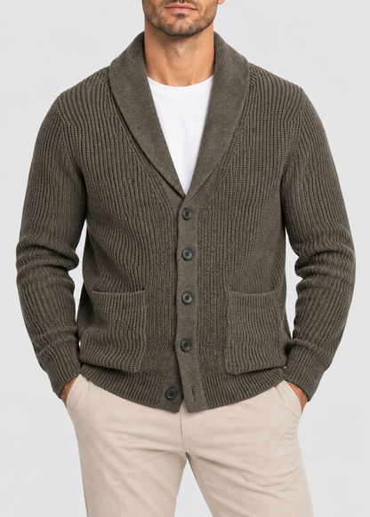 Men's Cardigan | Cotton Blend | Button Front Style | Steven & Levon