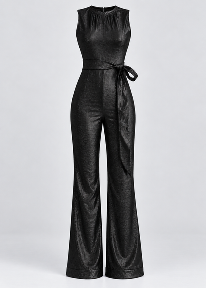 Festive Shiny Women's Jumpsuit | Sparkly Outfit | Elegant Party Wear | Evening Occasion Jumpsuit | Steven & Levon