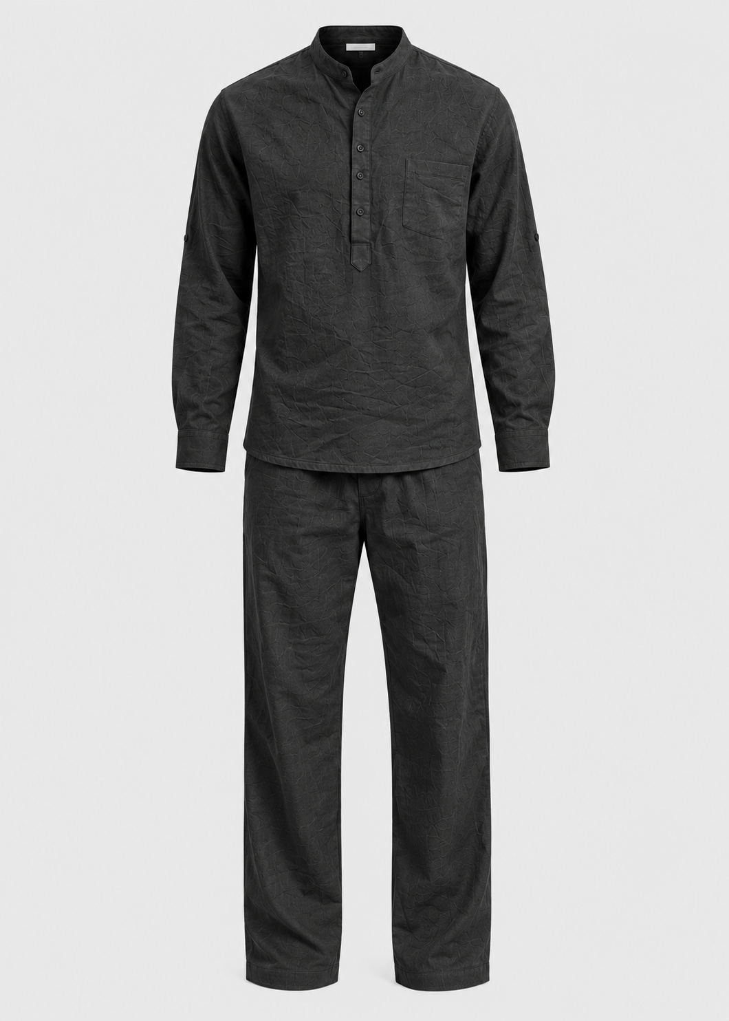 Linen Shirt and Trousers Set | Men | Linen Blend | 2 Piece Co-Ord Outfit | Smart Casual Summer Wear | Steven & Levon