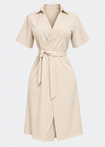 Women's Belted Blazer Dress | Collared Wrap Dress | Steven & Levon