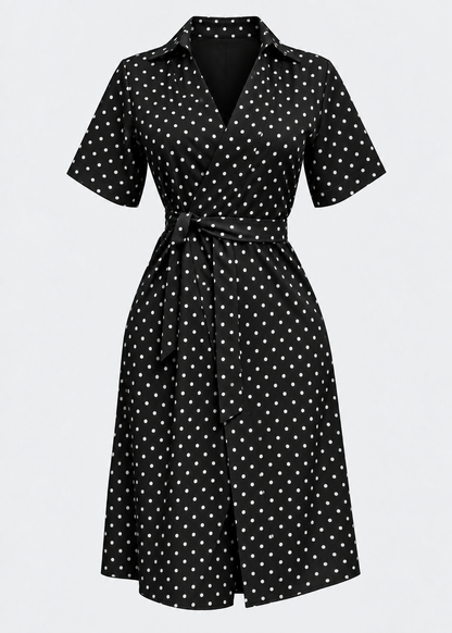 Women's Belted Blazer Dress | Collared Wrap Dress | Steven & Levon