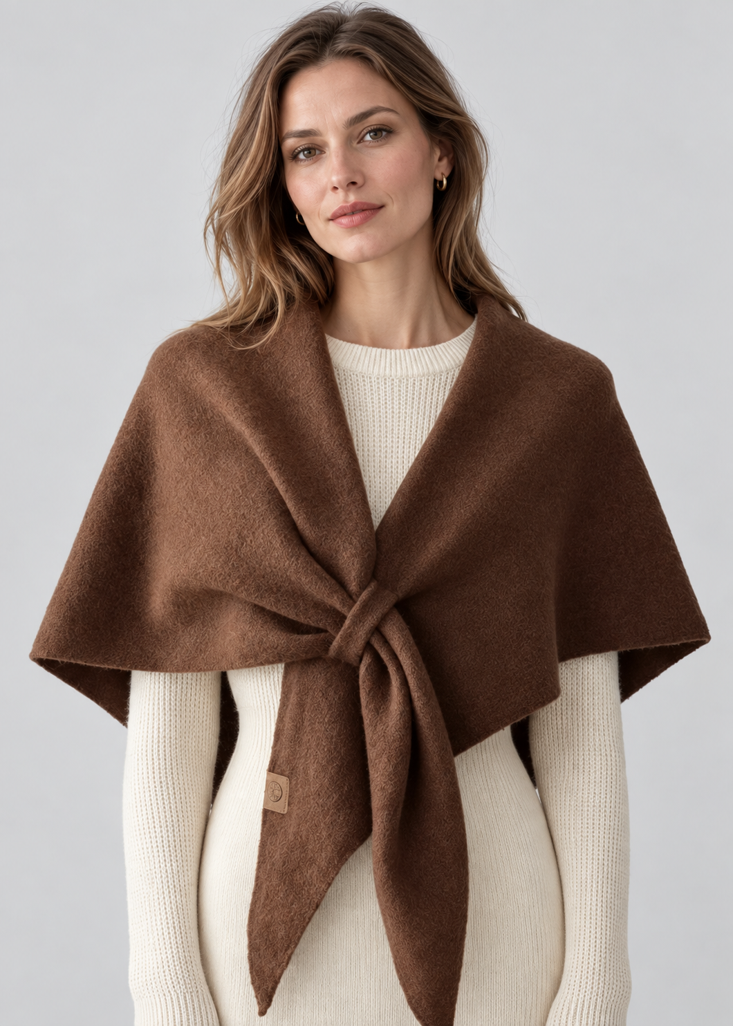 Triangle Winter Scarf | Women | Soft Wool-Like Fabric | Cozy Warm Wrap | Cold Weather Accessory | Steven & Levon