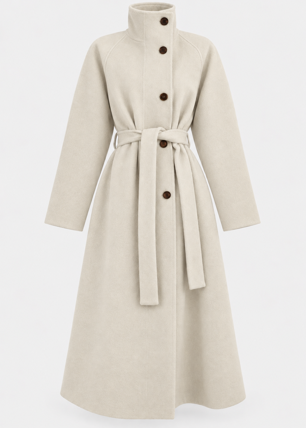 Women's Wool Coat | Mid-Length Loose Fit | Winter Outerwear | Steven & Levon