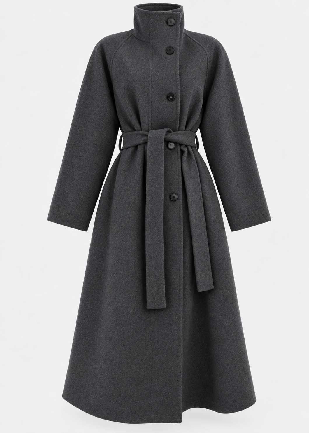 Women's Wool Coat | Mid-Length Loose Fit | Winter Outerwear | Steven & Levon
